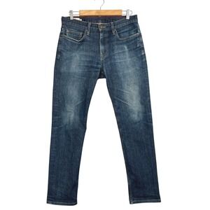 American Giant Mens Straight Leg Denim Jeans Blue Indigo Made in USA 30W 30L